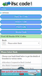 Mobile Screenshot of ifsccode.com